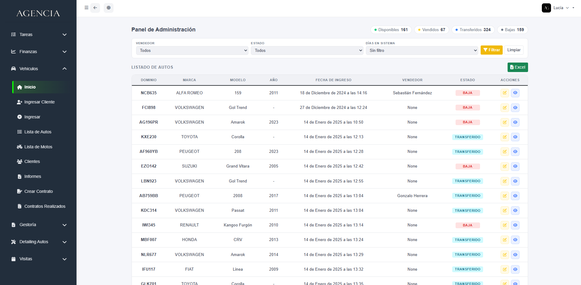 Módulo de inventario